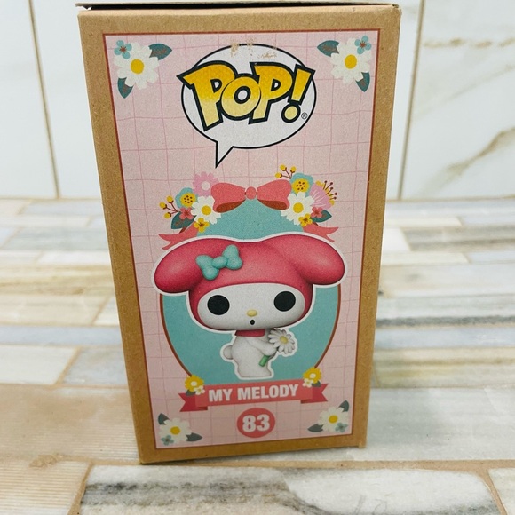 Funko My Melody Pink and White Vinyl Figure 83 box lunch earth day exclusive - Picture 6 of 9